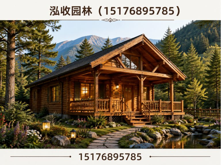 海口京津冀防腐木工程展示图